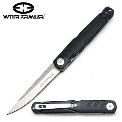 Складной нож With Armour Stark WA-094BKG, сталь D2, рукоять G10
