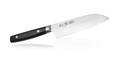 Нож Сантоку Kanetsugu Saiun Damascus, 9003, сталь VG-10, в картонной коробке, 170 мм