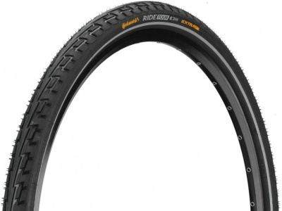 Велопокрышка Continental RideTour 28" (черный светоотражающая полоса 700x35C (37x622) стальной)