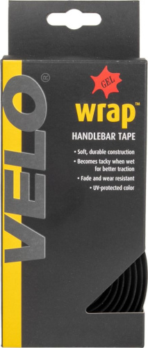 Обмотка руля Velo Gel-Kork (черный)