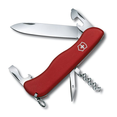 Нож перочинный Victorinox Picknicker, сталь X50CrMoV15, рукоять Nylon, красный, 11 функций, 111мм
