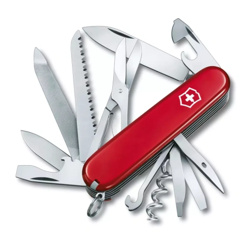 Нож перочинный Victorinox Ranger, сталь X55CrMo14, рукоять Cellidor®, красный, 21 функция, 91мм