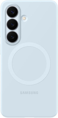 Чехол Samsung Silicone Magnet Case S26 голубой
