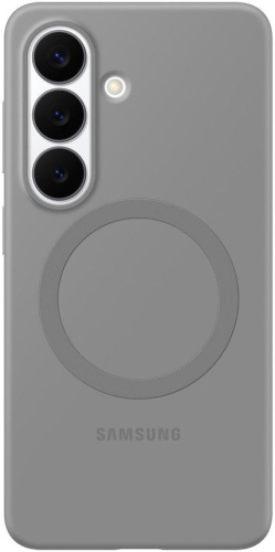 Чехол Samsung Silicone Magnet Case S26 серый