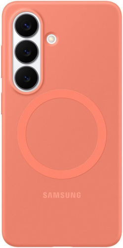 Чехол Samsung Silicone Magnet Case S26 коралловый