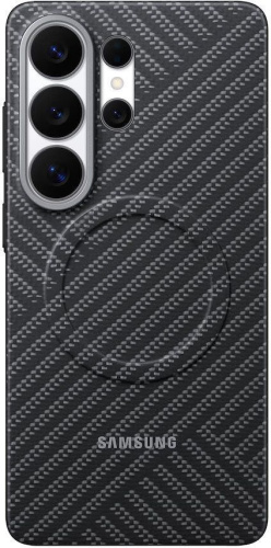 Чехол Samsung Carbon Magnet Case Galaxy S26 Ultra темно-серый