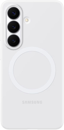 Чехол Samsung Silicone Magnet Case S26 белый