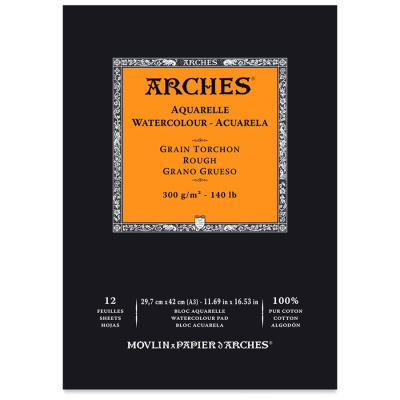 Альбом-склейка для акварели Arches Torchon 29,7х42 см 12 л 300 г