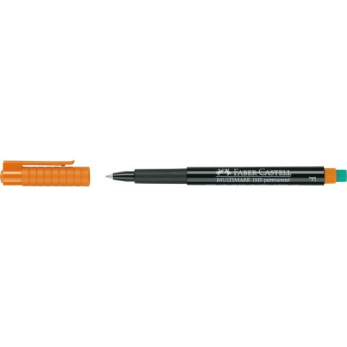 Маркер перманентный Faber-Castell "Multimark" 0,6 мм, желтый