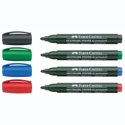 Маркер перманентный Faber-Castell "Winner 52"