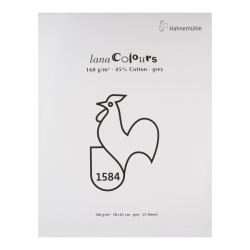 Альбом-склейка для пастели Lana "COLOURS" 50х65 см 25 л 160 г, серый