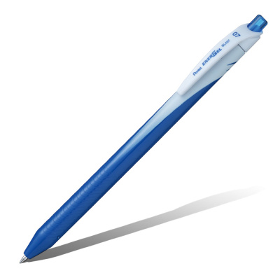 Гелевая ручка автомат Pentel "Energel" 0,7 мм одноразовая, синий стержень