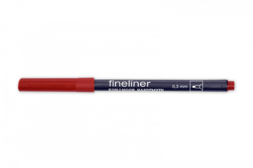 Линер Koh-I-Noor "Fineliner" 0,3 мм, сангина
