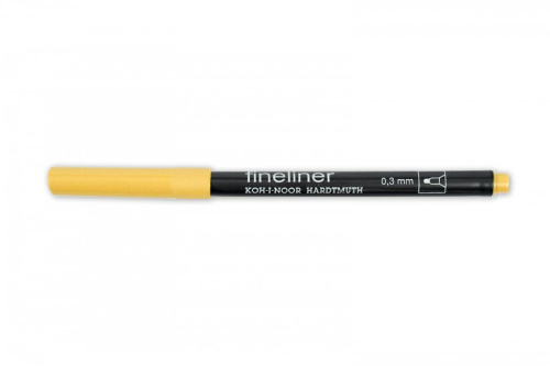 Линер Koh-I-Noor "Fineliner" 0,3 мм, охра