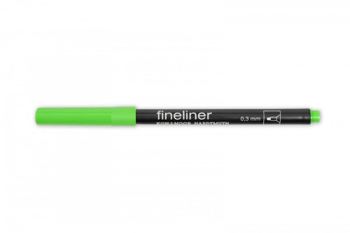 Линер Koh-I-Noor "Fineliner" 0,3 мм, зеленый светлый