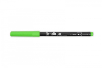 Линер Koh-I-Noor "Fineliner" 0,3 мм, зеленый светлый