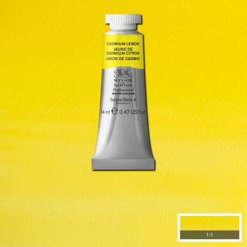Акварель Winsor&Newton "Professional" в тюбике 14 мл Лимонный кадмий