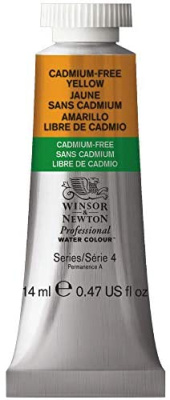 Акварель Winsor&Newton "Professional" в тюбике 14 мл Желтый без кадмиевый