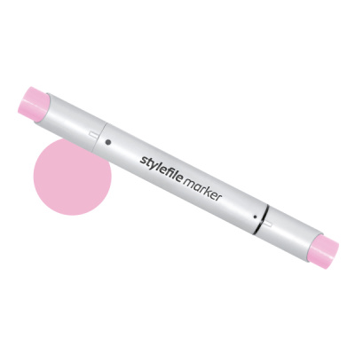 Маркер двухсторонний на спиртовой основе Stylefile Brush №454 светло-вишневый