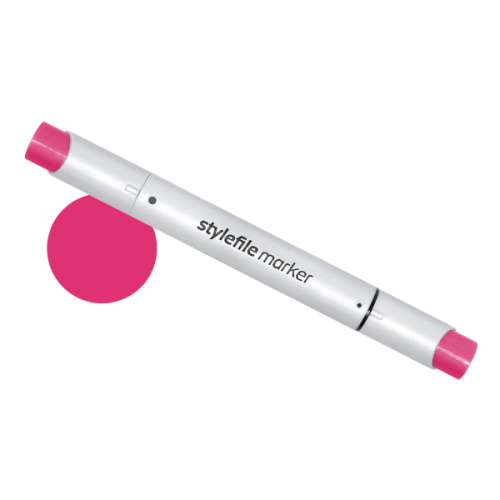 Маркер двухсторонний на спиртовой основе Stylefile Brush №366 красная роза