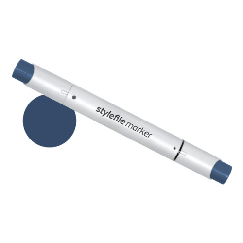 Маркер двухсторонний на спиртовой основе Stylefile Brush №CG8 серый холодный 8