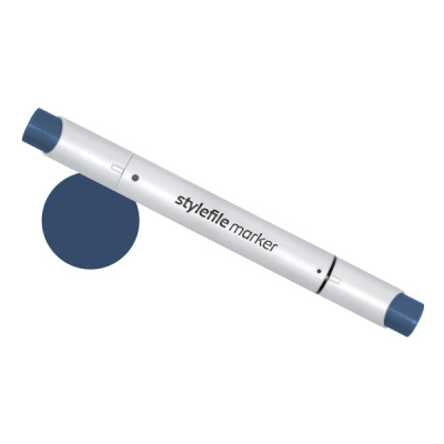 Маркер двухсторонний на спиртовой основе Stylefile Brush №CG8 серый холодный 8