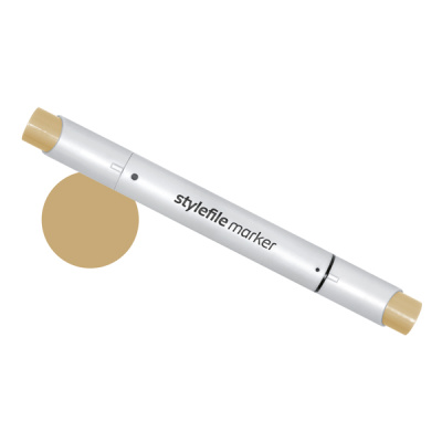 Маркер двухсторонний на спиртовой основе Stylefile Brush №116 грецкий орех