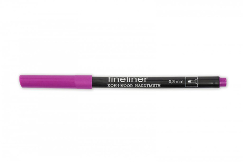 Линер Koh-I-Noor "Fineliner" 0,3 мм, маджента