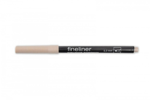 Линер Koh-I-Noor "Fineliner" 0,3 мм, коричневый светлый