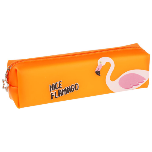 Пенал ArtSpace "Flamingo" 200*60*40 мм , силикон