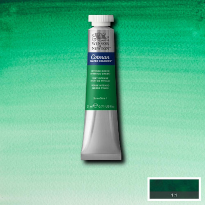 Акварель Winsor&Newton "Cotman" 21 мл Густой зеленый