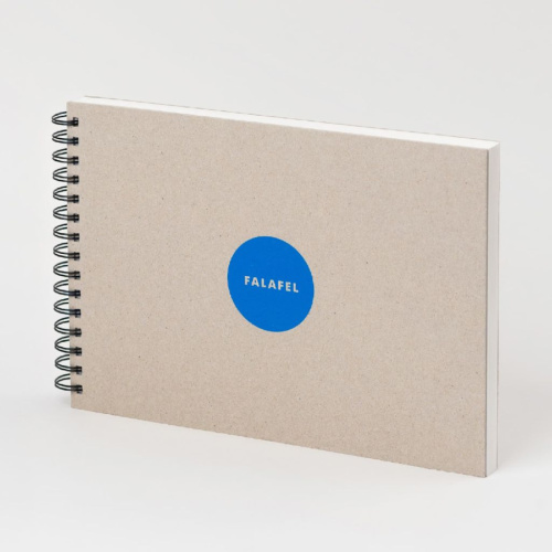 Скетчбук FALAFEL BOOKS А4 S4 Grey Aquar.