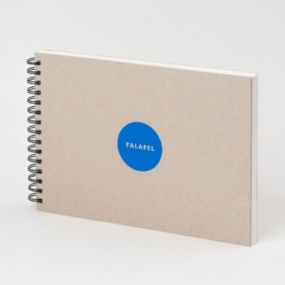 Скетчбук FALAFEL BOOKS А4 S4 Grey Aquar.