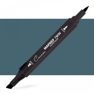 Маркер спиртовой Сонет "TWIN Brush" Сине-серый 7
