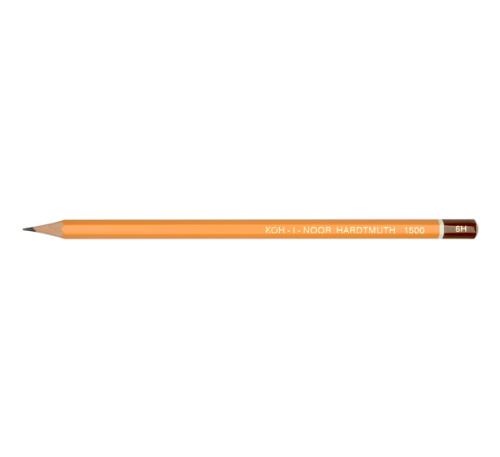Карандаш чернографитный Koh-I-Noor "1500" 6H
