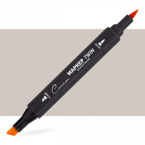Маркер спиртовой Сонет "TWIN Brush" Нежно-розовый