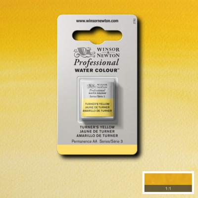 Акварель Winsor&Newton "Professional" в кювете Желтый Тернер