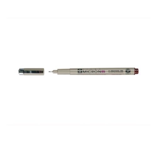 Линер Sakura "PIGMA MICRON 05" 0,45 мм, бургунский