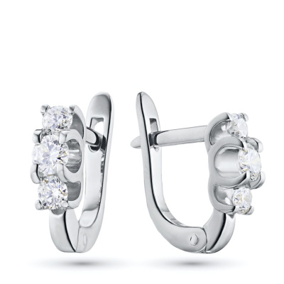 Серьги из серебра э0612сг07153600
