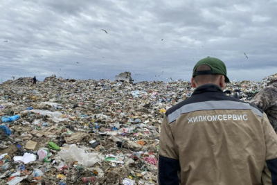Возгорание на мусорном полигоне в Якутске локализовали / ЯСИА   