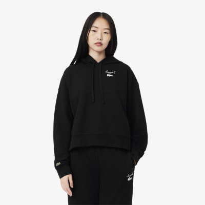 Женская флисовая толстовка Lacoste оверсайз