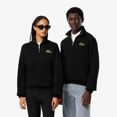 Толстовка Lacoste унисекс с молнией и высоким воротом