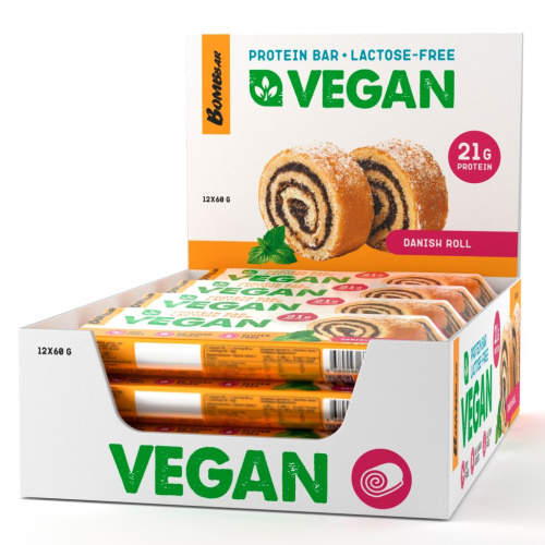 Веганский протеиновый батончик - Датский рулет