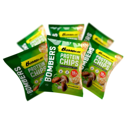 Чипсы протеиновые цельнозерновые - Белые грибы (6 шт.)