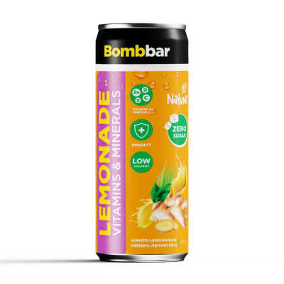 Лимонад витаминизированный (330 мл) - Имбирь-лемонграсс (330 мл)