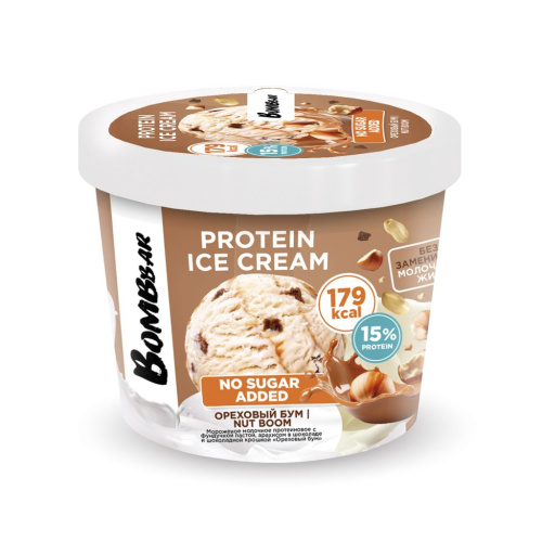 Мороженое протеиновое без сахара - Ореховый бум (150 г)
