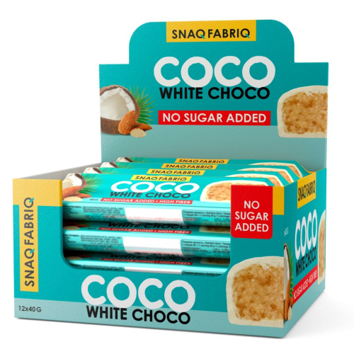 Батончик в шоколаде "COCO" - Кокосово-миндальный (12 шт)