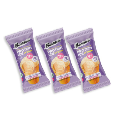 Мороженое-стаканчик протеиновое без сахара - Крем-брюле (3 шт.)