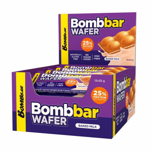Протеиновая вафля Bombbar - Топленое молоко