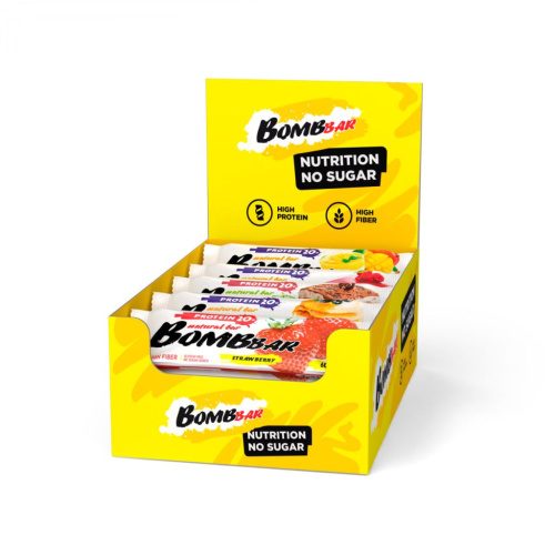 Протеиновый батончик Bombbar - Ассорти №2 (20 шт.)